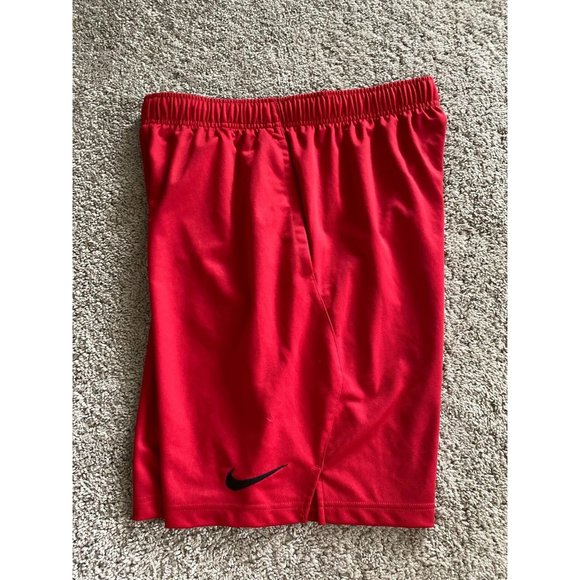 Nike Shorts Nike Dri Fit Mens Large Red Athletic Shorts Poshmark